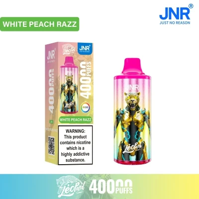 JNR Léopard 40K White Peach Razz | 40000 Puffs Disposable Vape